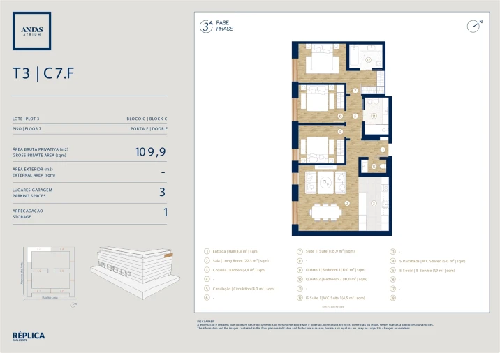 Apartamento T3 para Venda em Campanhã Foto 24
