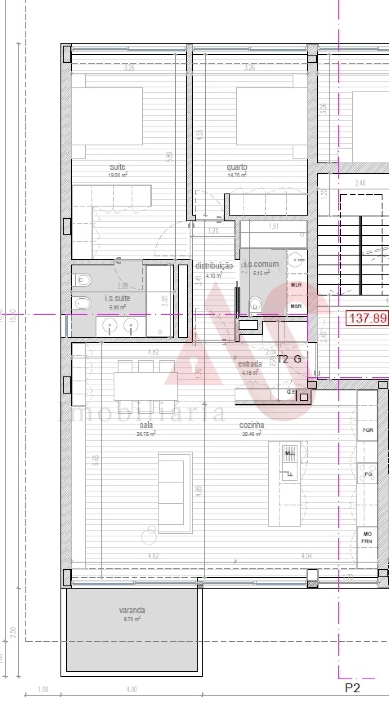 Apartamento T2 para Venda em São Tomé de Negrelos Foto 14