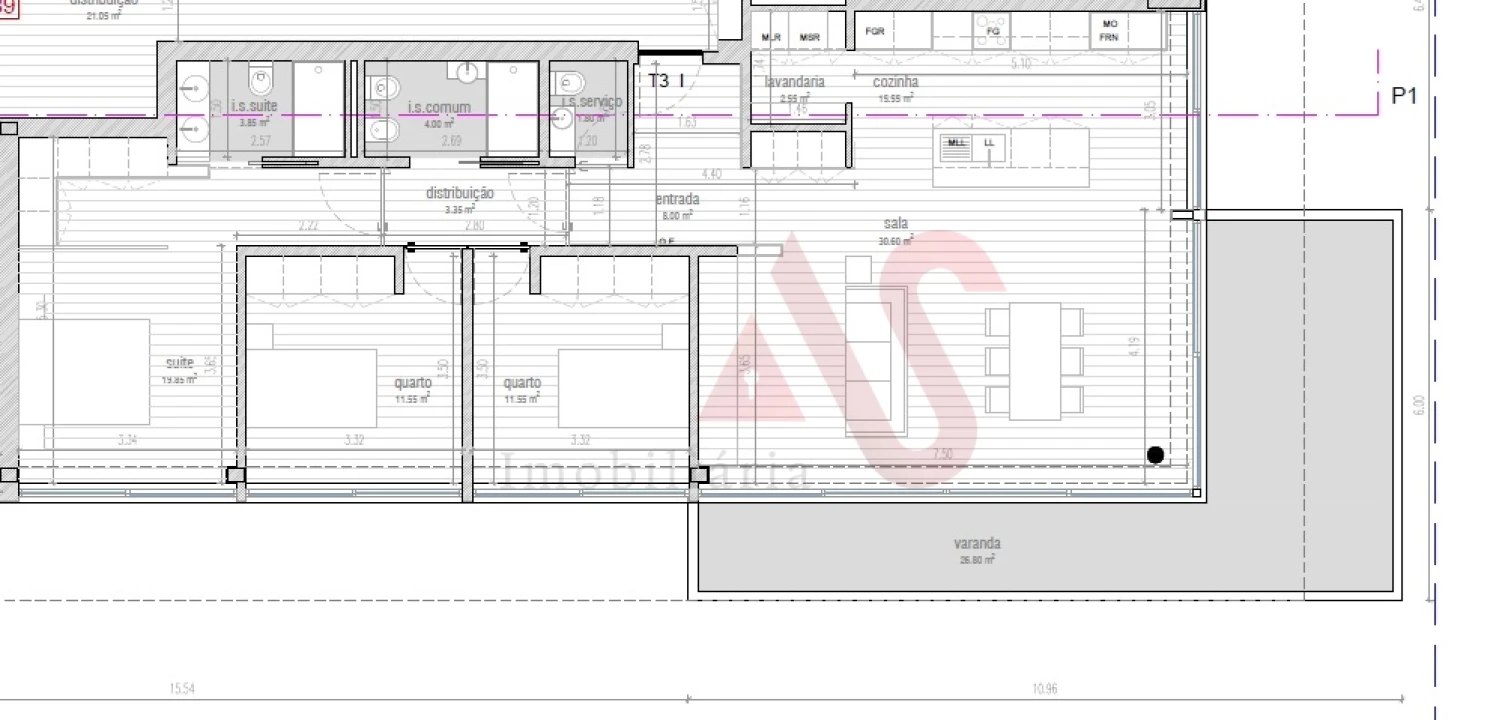 Apartamento T3 para Venda em São Tomé de Negrelos Foto 14