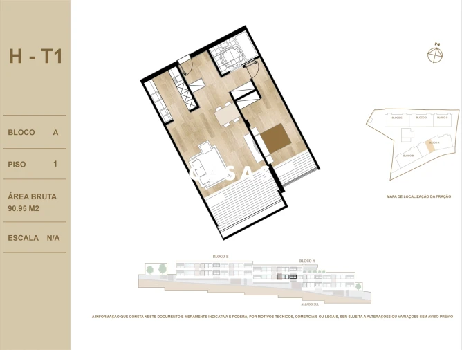 Apartamento T1 para Venda em São Martinho Foto 16