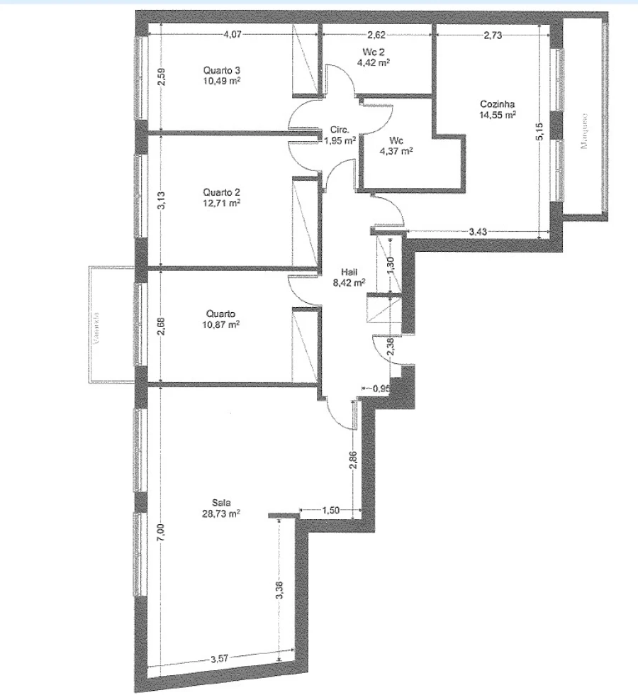 Apartamento T3 para Venda em Cedofeita, Santo Ildefonso, Sé, Miragaia, São Nicolau e Vitória Foto 24