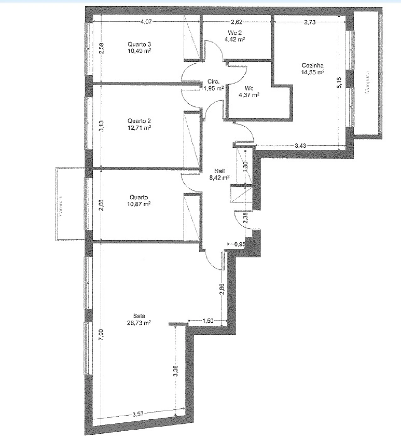 Apartamento T3 para Venda em Cedofeita, Santo Ildefonso, Sé, Miragaia, São Nicolau e Vitória Foto 24
