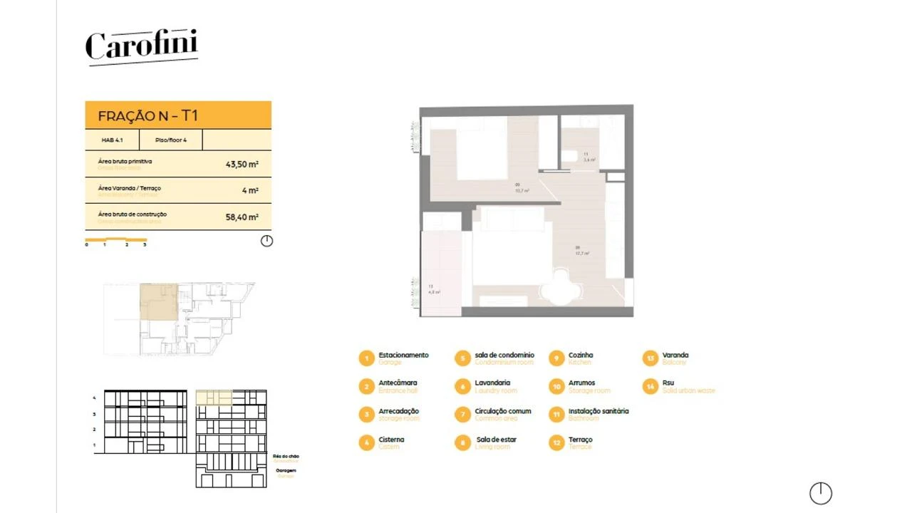 Apartamento T1 para Venda em Matosinhos e Leça da Palmeira Foto 33