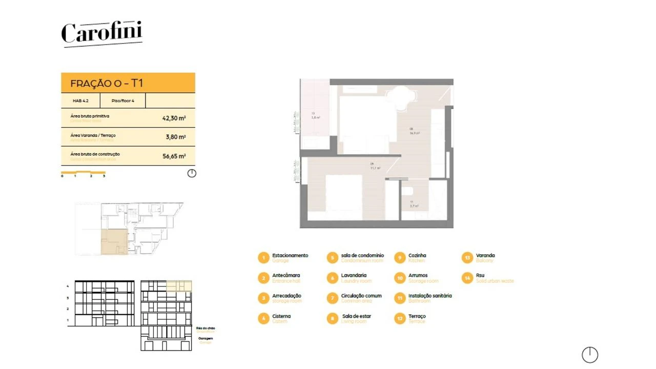 Apartamento T1 para Venda em Matosinhos e Leça da Palmeira Foto 33