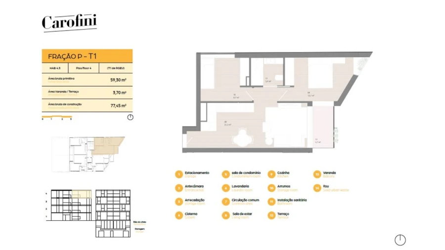 Apartamento T1 para Venda em Matosinhos e Leça da Palmeira Foto 33