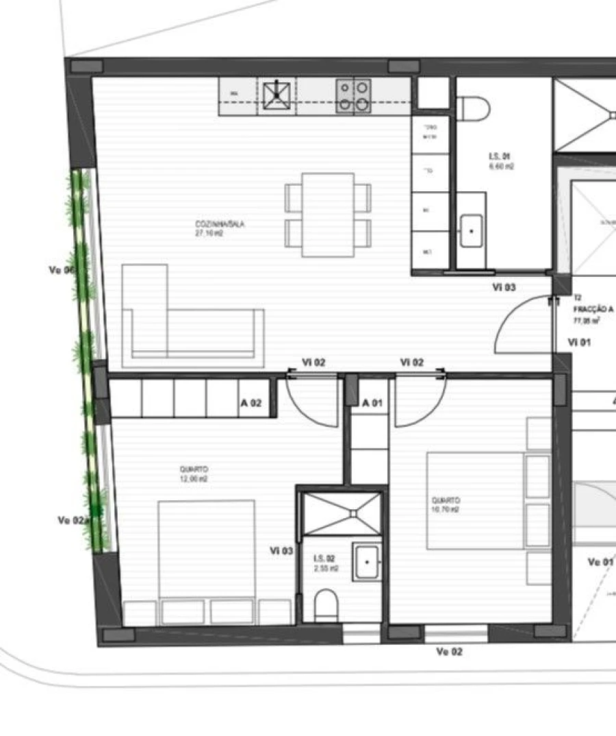 Apartamento T2 para Venda em Glória e Vera Cruz Foto 13