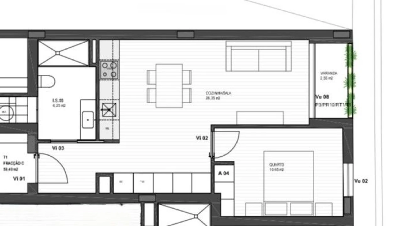 Apartamento T1 para Venda em Glória e Vera Cruz Foto 13