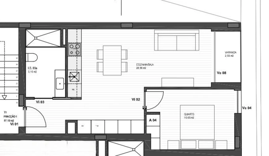 Apartamento T1 para Venda em Glória e Vera Cruz Foto 13