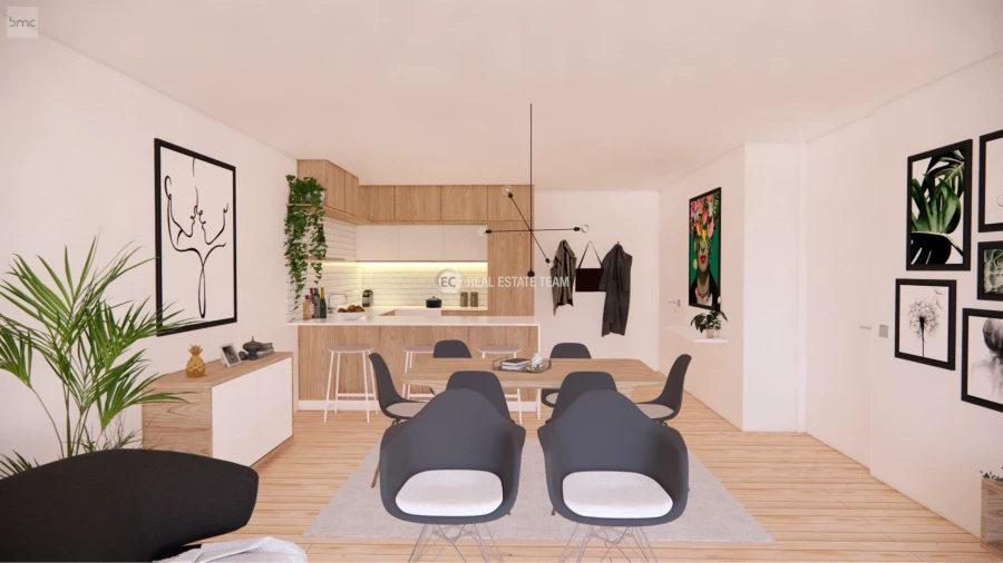 Apartamento T1 para Venda em Custoias