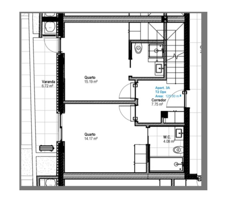 Apartamento T2 para Venda em Glória e Vera Cruz Foto 24