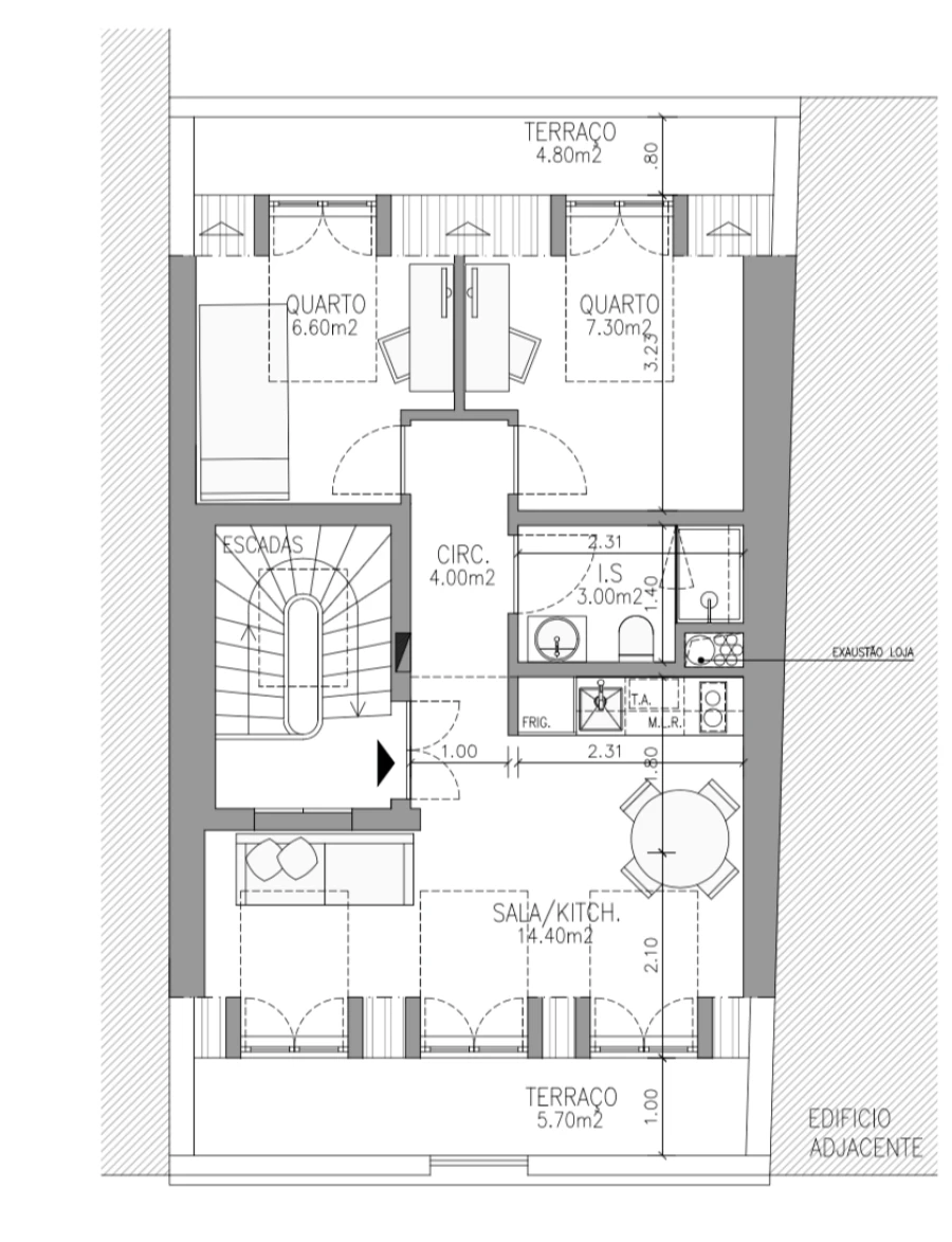 Apartamento T2 para Venda em São Vicente Foto 23