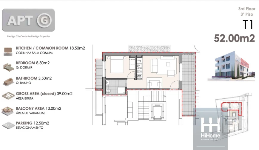 Apartamento T1 para Venda em Machico Foto 24
