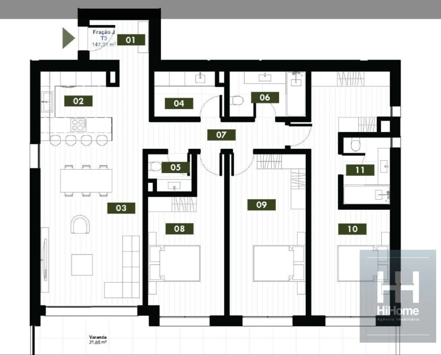 Apartamento T3 para Venda em Camara de Lobos Foto 23