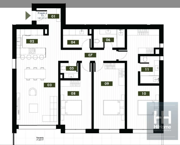 Apartamento T3 para Venda em Camara de Lobos Foto 23