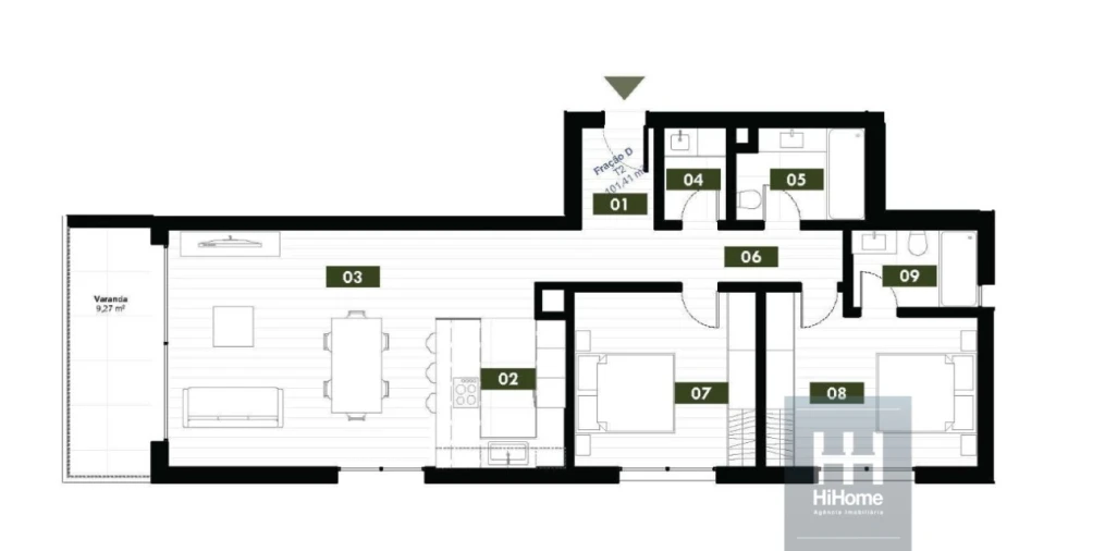 Apartamento T2 para Venda em Camara de Lobos Foto 23