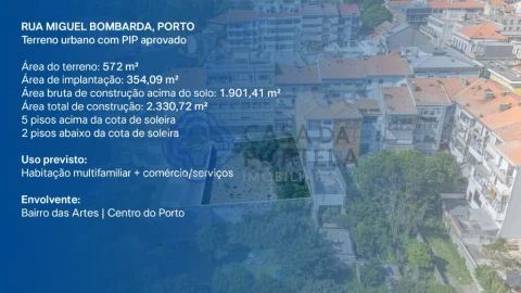 Terreno para Venda em Lordelo do Ouro e Massarelos