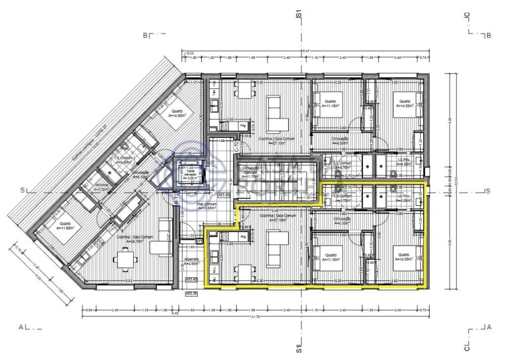 Apartamento T2 para Venda em Rio de Loba Foto 3