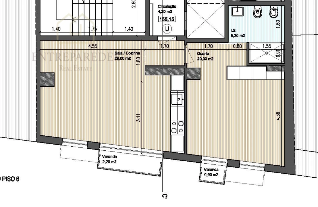 Apartamento T1 para Venda em Cedofeita, Santo Ildefonso, Sé, Miragaia, São Nicolau e Vitória Foto 17