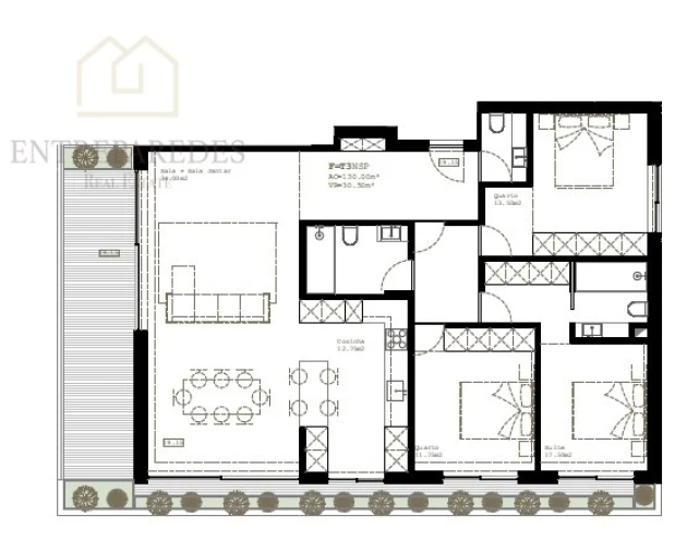 Apartamento T3 para Venda em São Felix da Marinha Foto 12