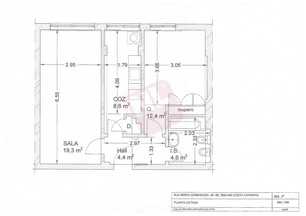 Apartamento T1 para Arrendamento em Costa da Caparica Foto 20