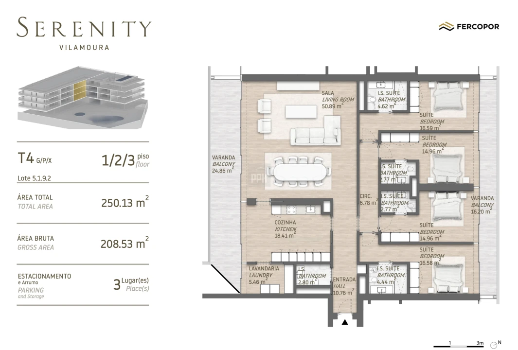 Apartamento T4 para Venda em Quarteira Foto 17