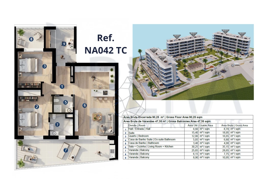Apartamento T2 para Venda em Portimão Foto 4