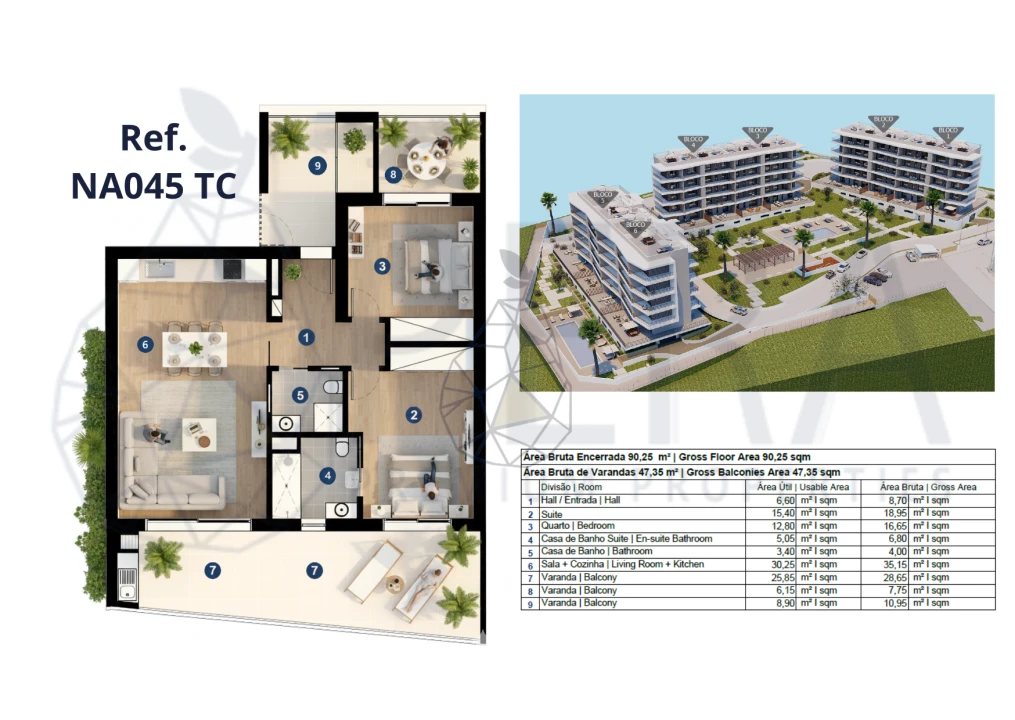 Apartamento T2 para Venda em Portimão Foto 5