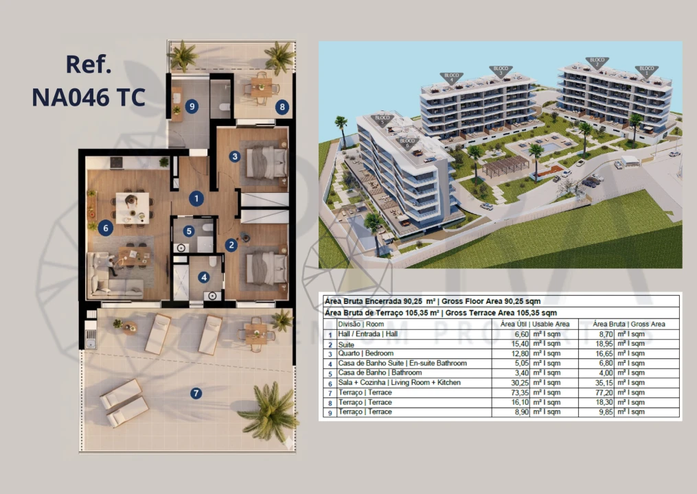 Apartamento T2 para Venda em Portimão Foto 3