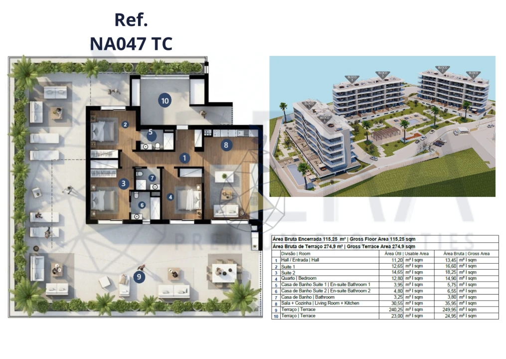 Apartamento T3 para Venda em Portimão Foto 3