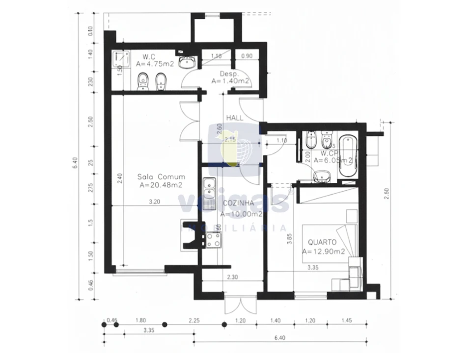 Apartamento T1 para Venda em Marinha Grande Foto 12