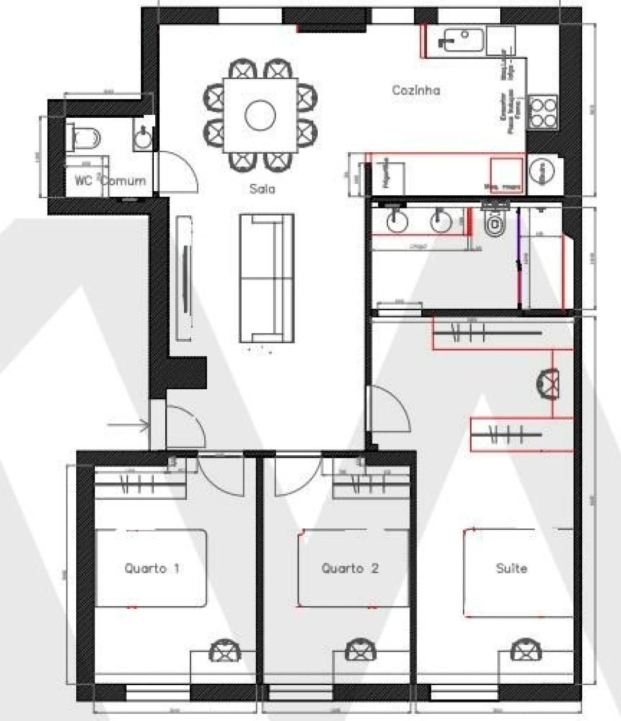 Apartamento T3 para Venda em Olhão Foto 38
