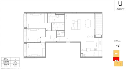 Apartamento T3 para Venda em Cedofeita, Santo Ildefonso, Sé, Miragaia, São Nicolau e Vitória