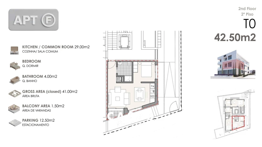 Apartamento T0 para Venda em Machico Foto 9