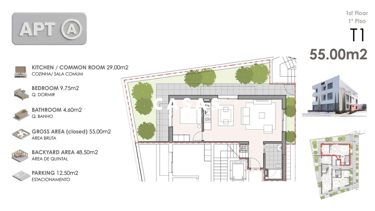 Apartamento T1 para Venda em Machico Foto 8
