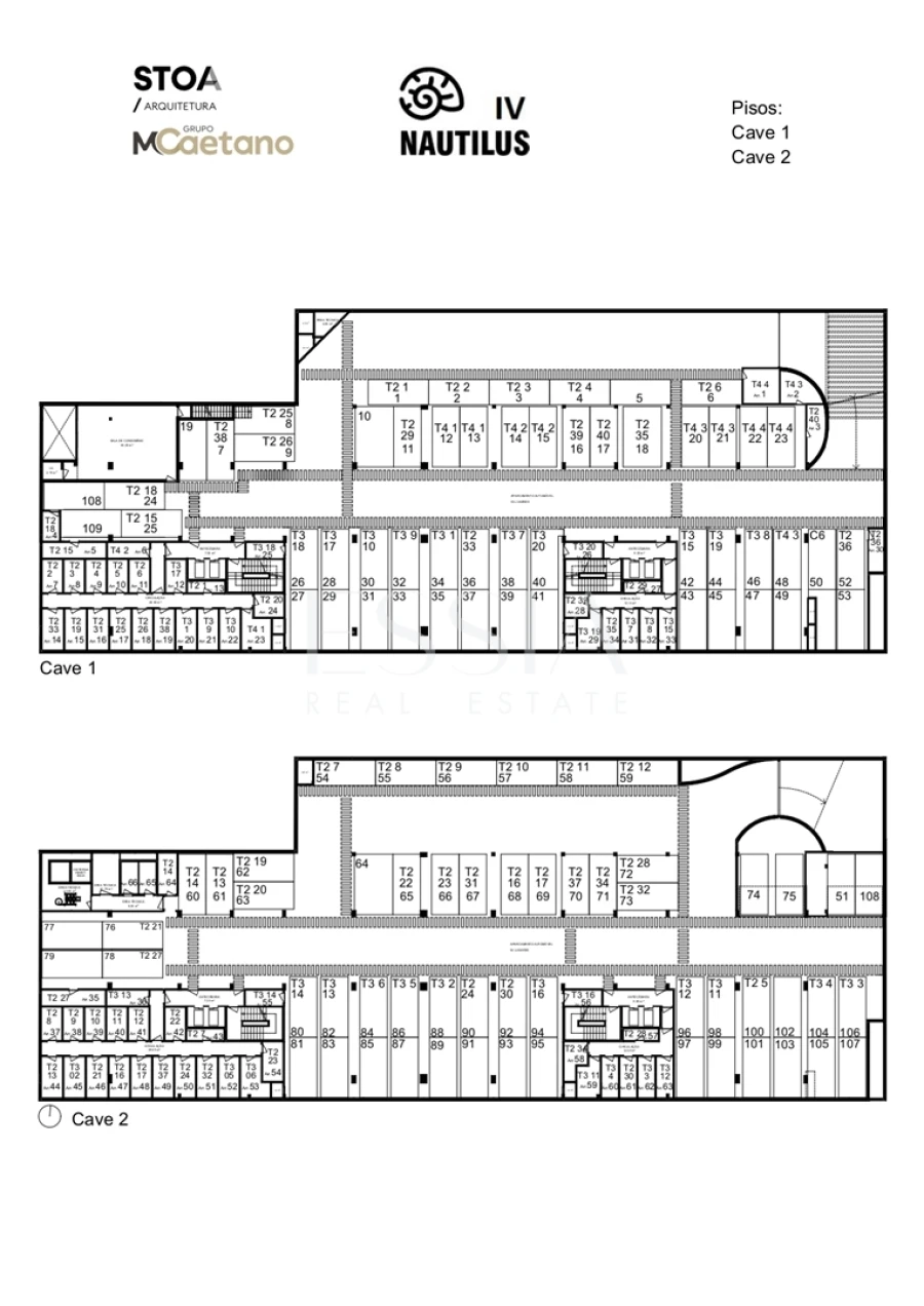 Apartamento T2 para Venda em Matosinhos e Leça da Palmeira Planta 2