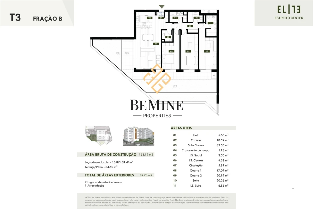 Apartamento T3 para Venda em Estreito de Camara de Lobos Foto 10