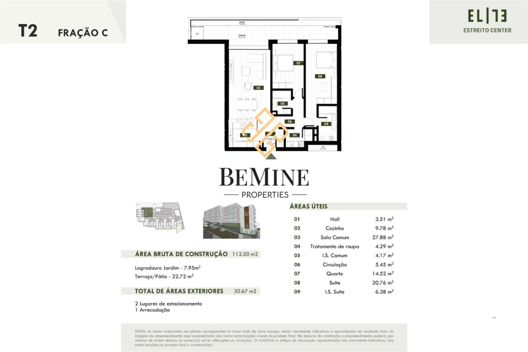 Apartamento T2 para Venda em Estreito de Camara de Lobos Foto 10