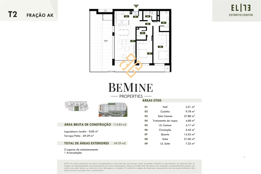 Apartamento T2 para Venda em Estreito de Camara de Lobos Foto 10