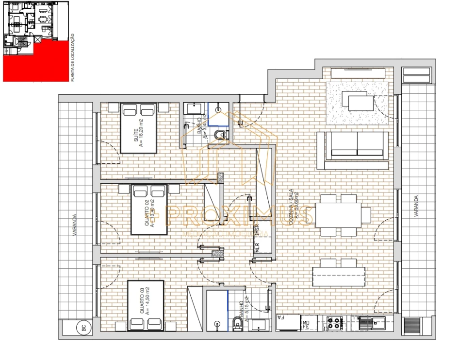 Apartamento T3 para Venda em Tavarede Foto 23