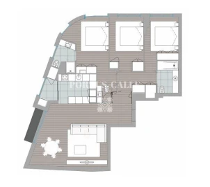 Apartamento T3 para Venda em Mafamude e Vilar do Paraíso