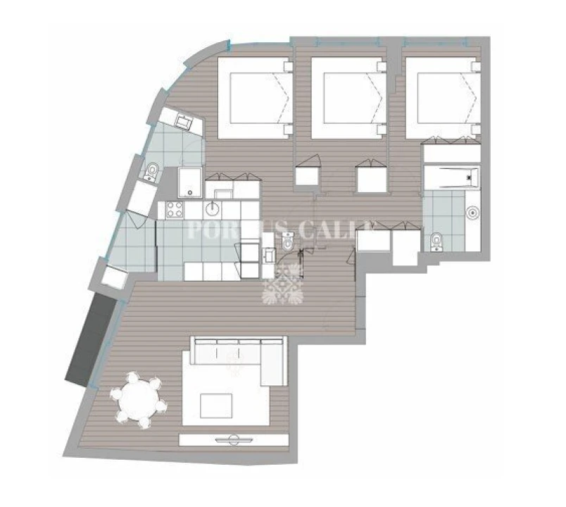 Apartamento T3 para Venda em Mafamude e Vilar do Paraíso Foto 19