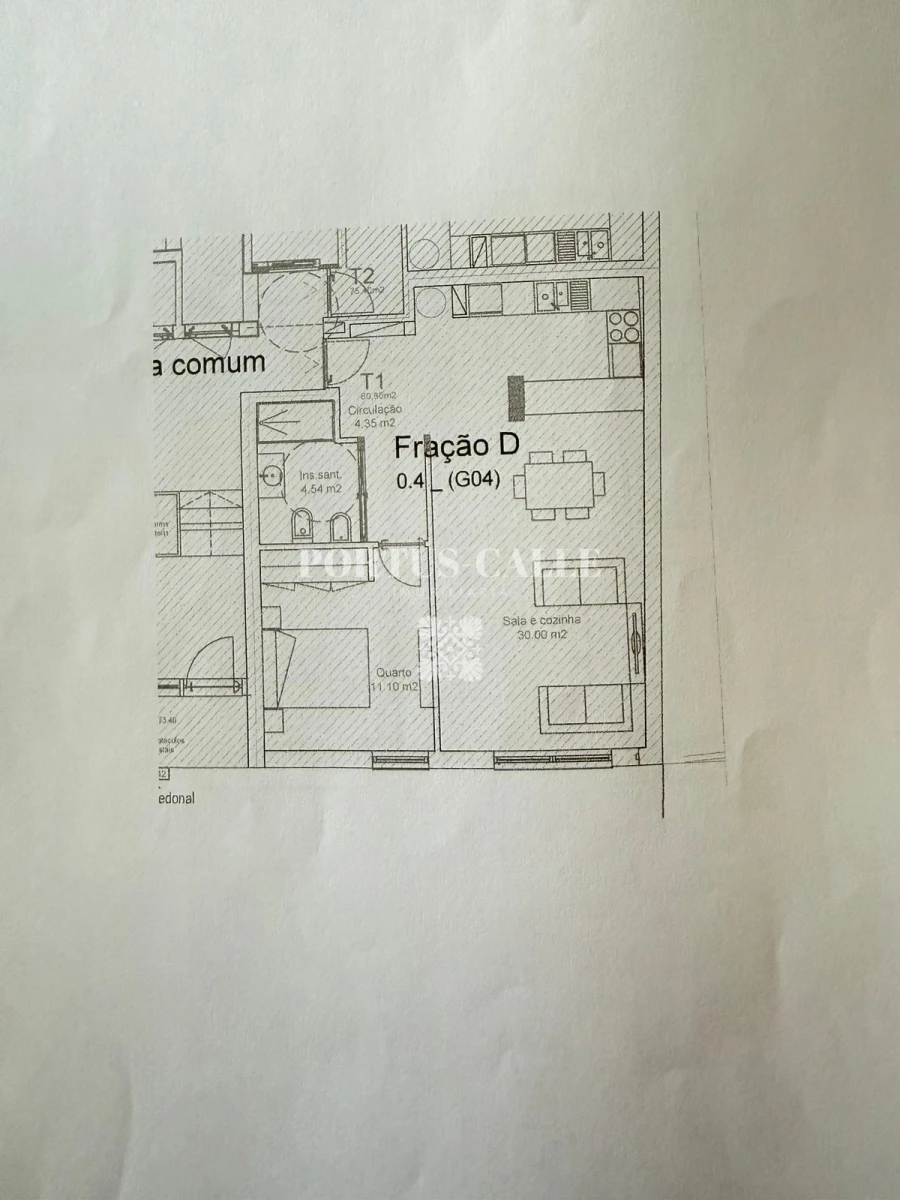 Apartamento T1 para Venda em Mafamude e Vilar do Paraíso Foto 19