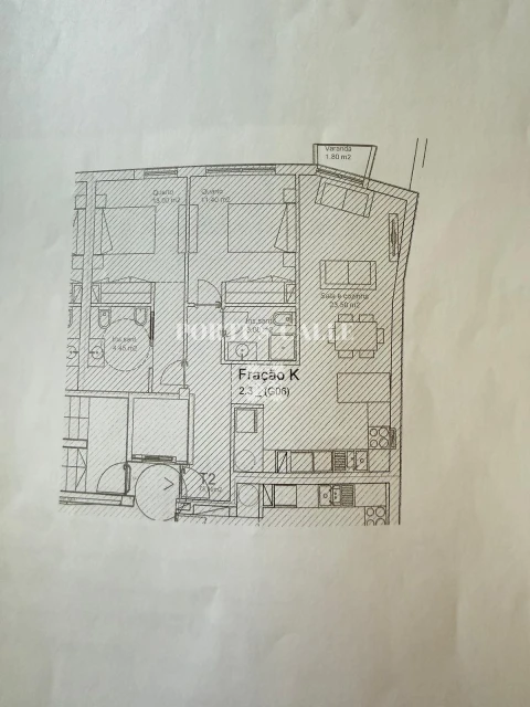 Apartamento T2 para Venda em Mafamude e Vilar do Paraíso
