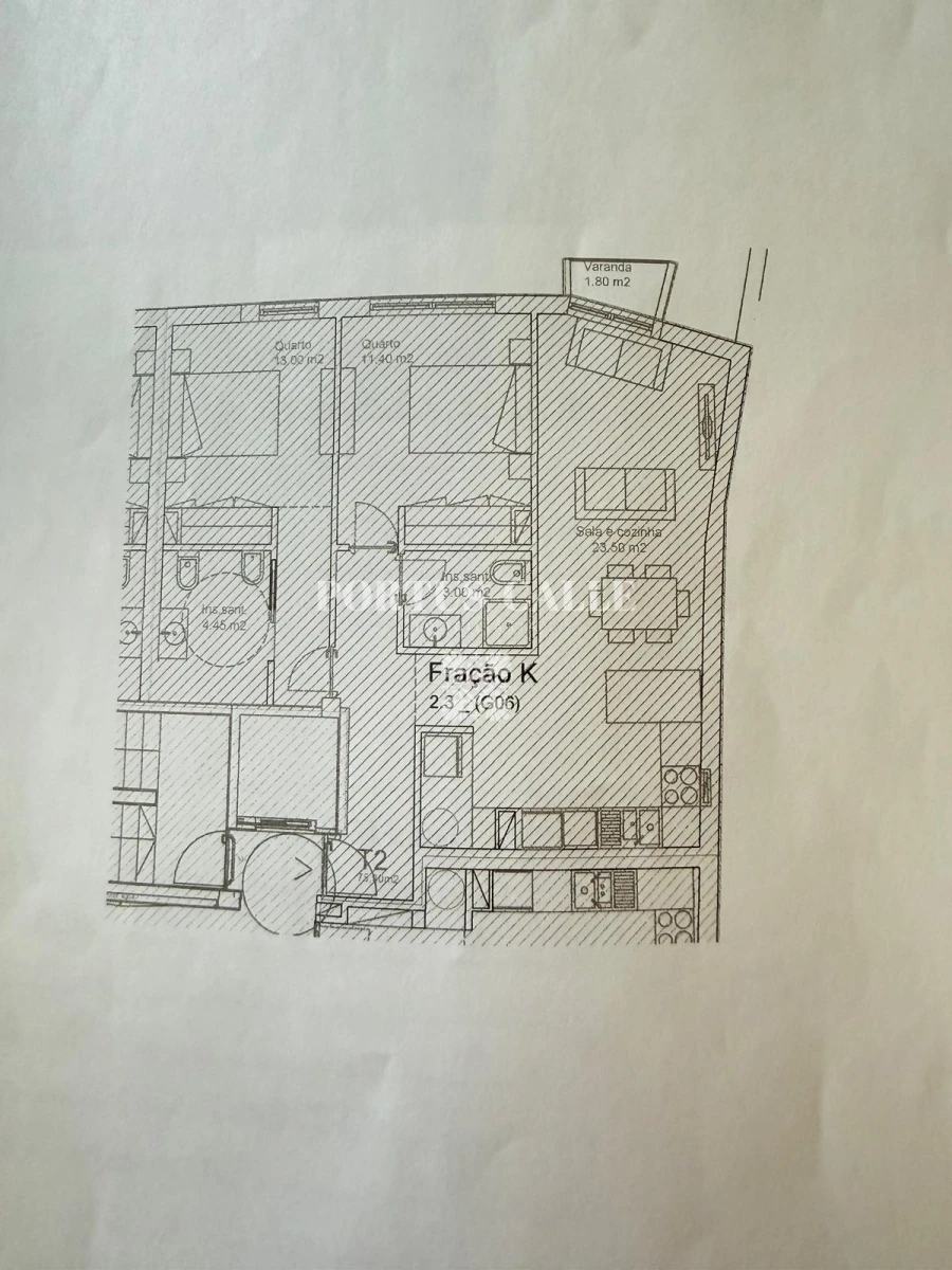 Apartamento T2 para Venda em Mafamude e Vilar do Paraíso Foto 19