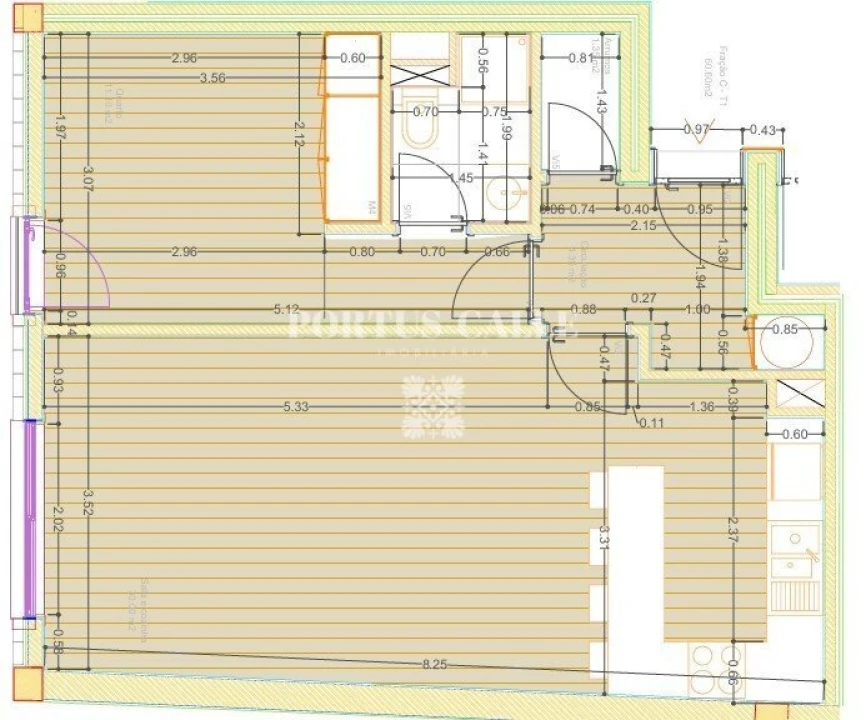 Apartamento T1 para Venda em Mafamude e Vilar do Paraíso Foto 19