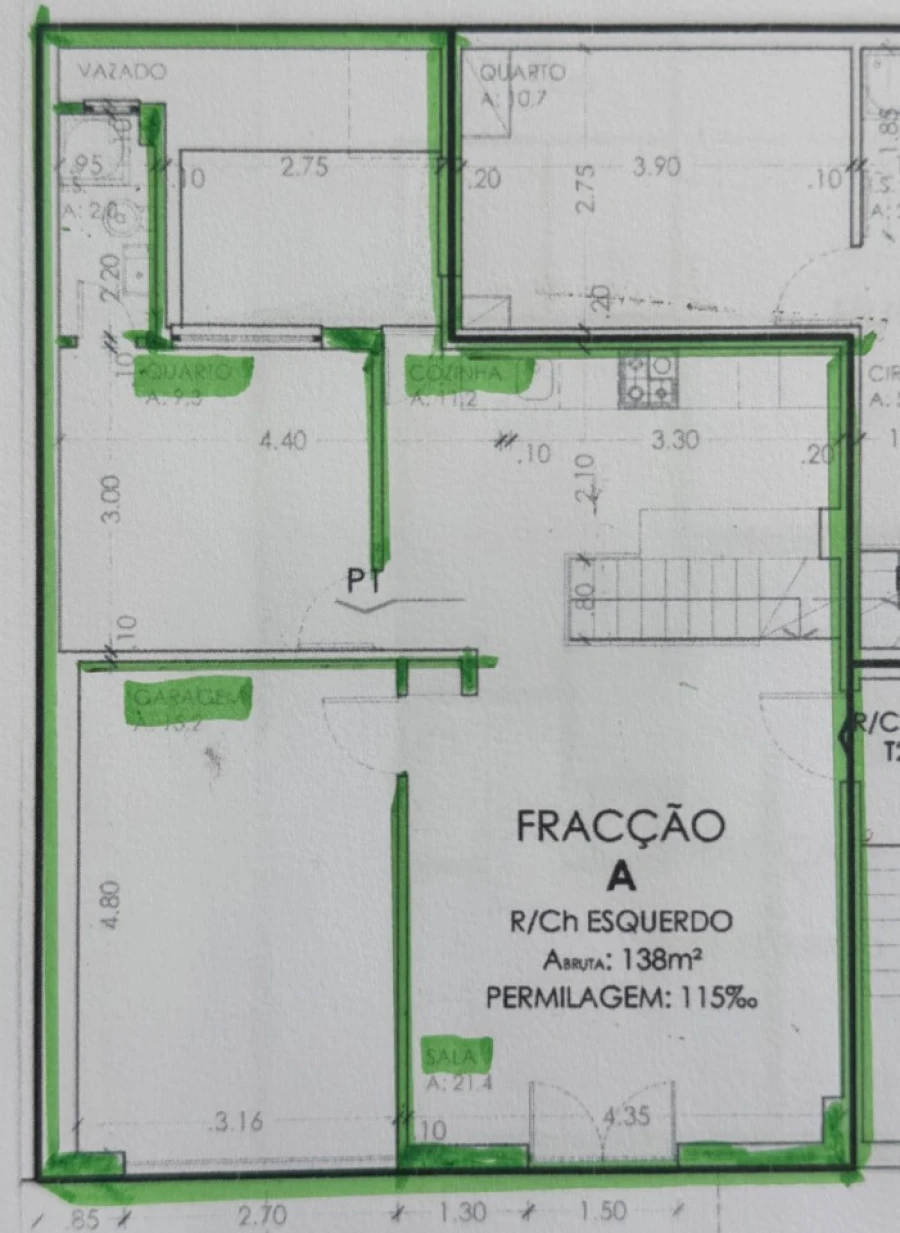 Apartamento T4 para Venda em Sesimbra (Santiago) Planta 1