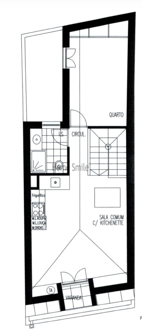 Apartamento T1 para Venda em Sesimbra (Santiago)