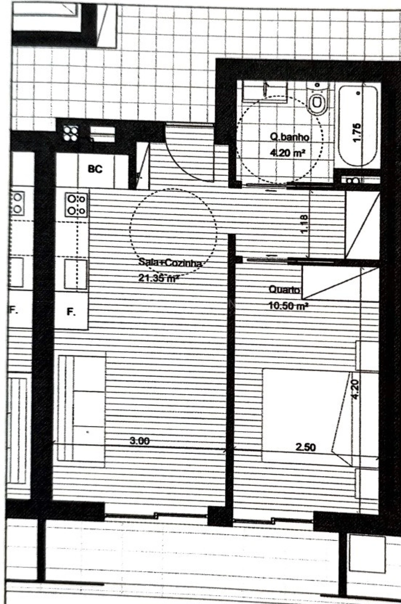 Apartamento T1 para Venda em Mafamude e Vilar do Paraíso Foto 11