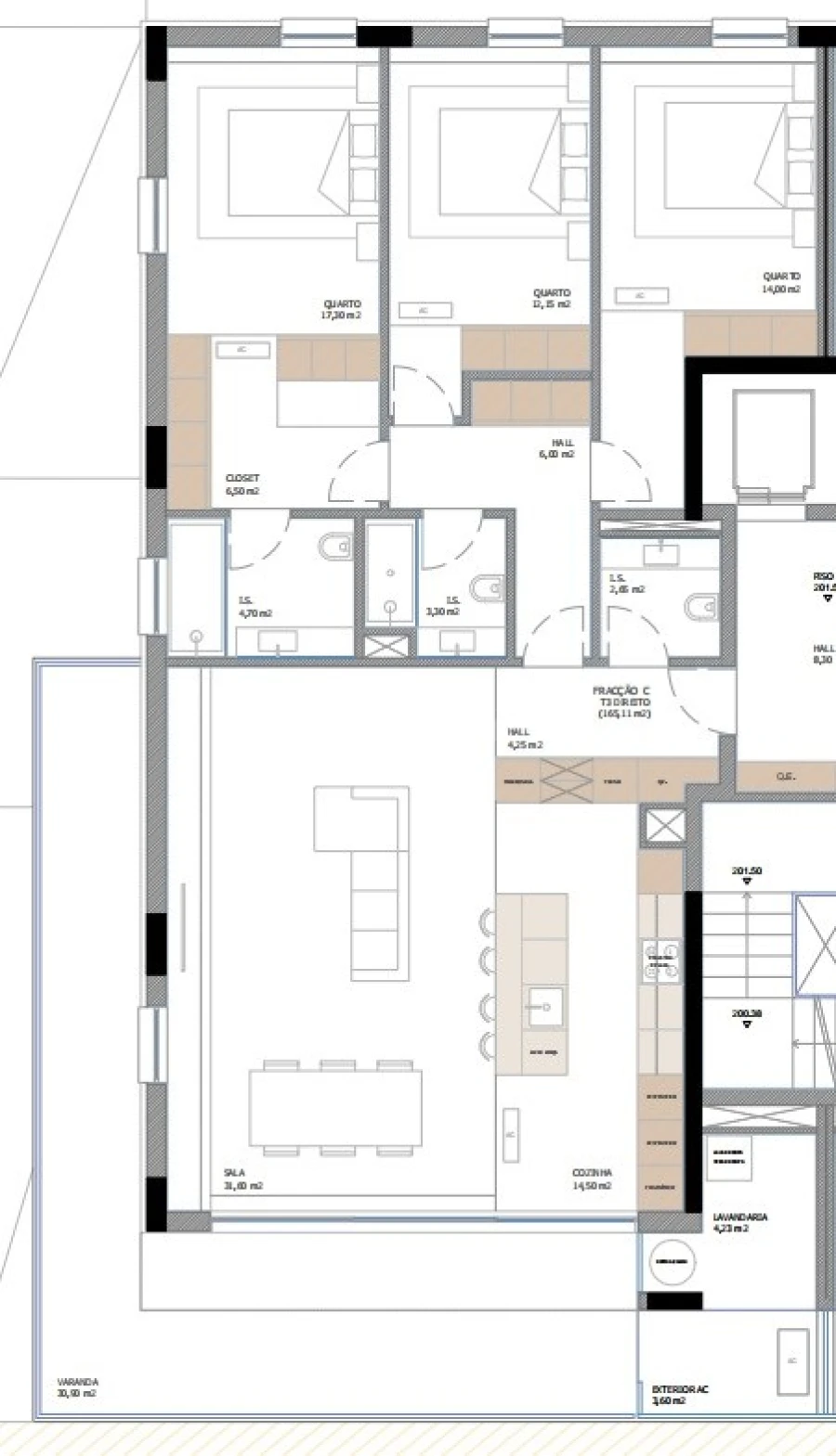 Apartamento T3 para Venda em Nogueira, Fraião e Lamaçães Foto 11