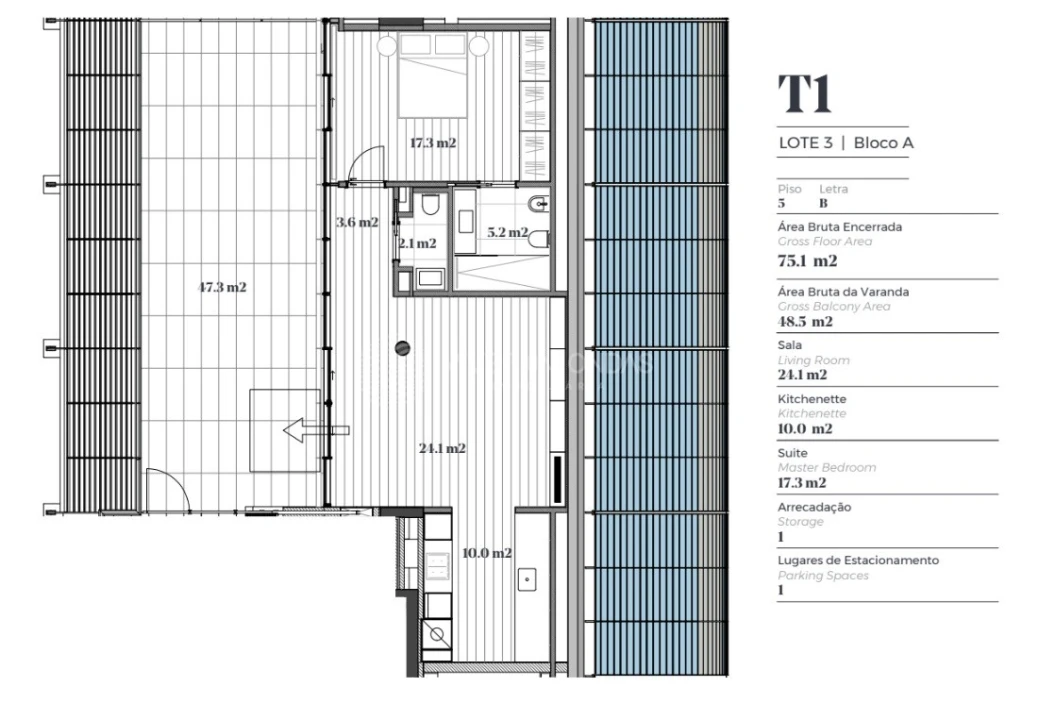Apartamento T1 para Venda em Marvila Foto 16